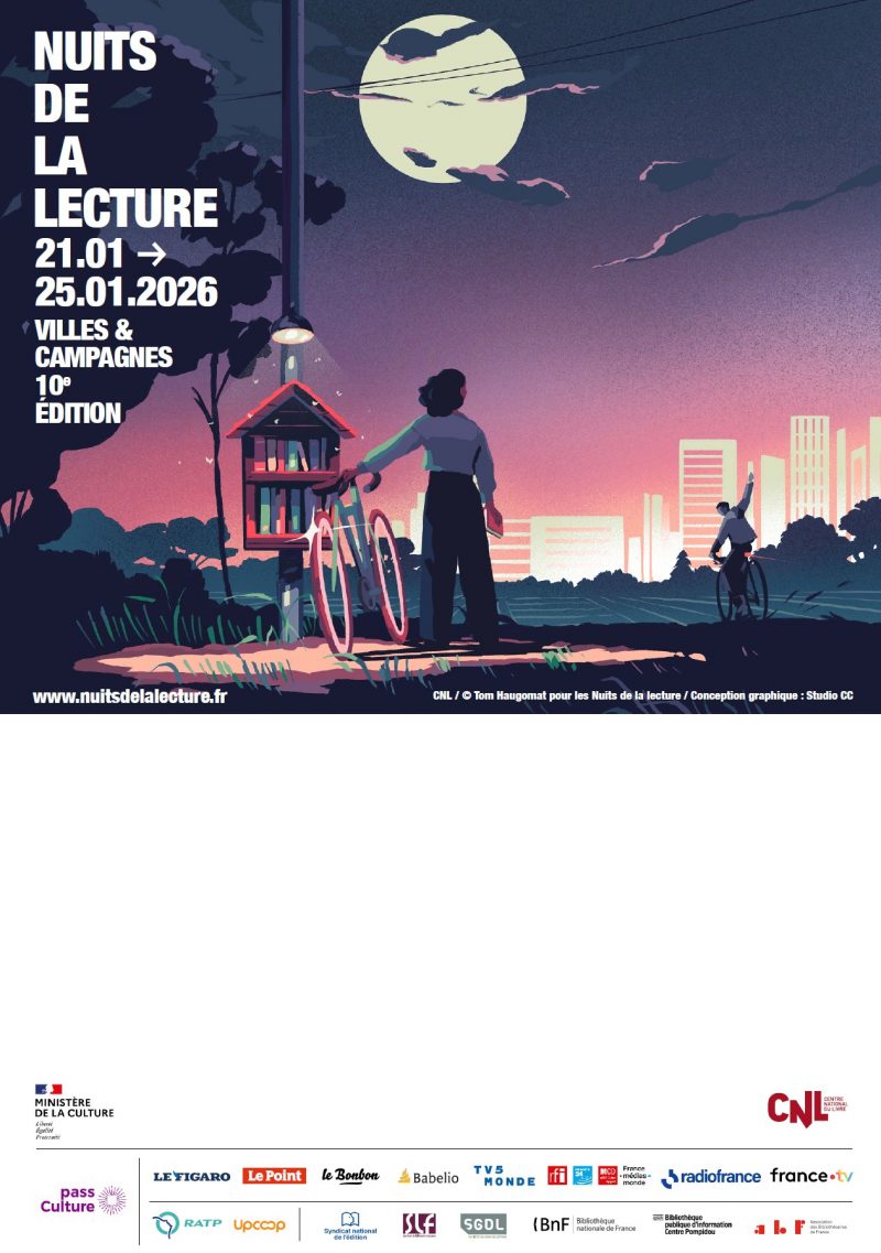 Nuits de la lecture – Samedi 24 janvier 2026 - Mers-les-Bains